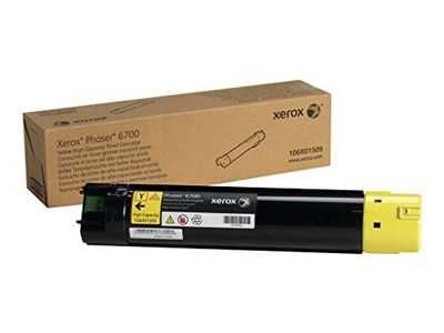 Xerox Originales Phaser 6700 Jaune Haute Capacité Cartouche de Toner (12,000 pages) - 106R01509