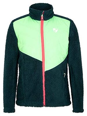 Ziener Joany Junior, Giacca isolata/Ibrida, Imbottita, Calda, Funzionale Bambina, Verde spruzzo, 128