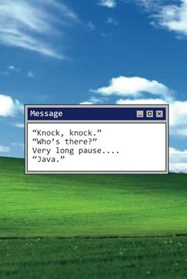 Dad-a-base Java: Knock Knock Lined Notebook From Our Dad-a-base Collection.