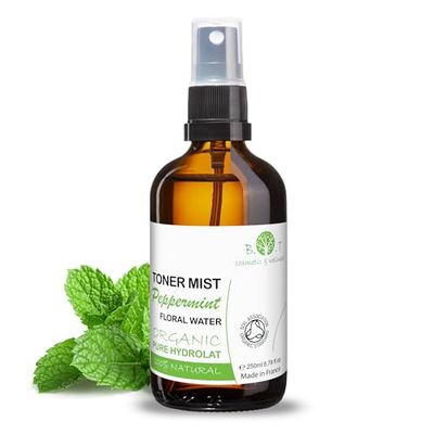 Agua de Menta 250 ml Tonico per Crescita dei Capelli, Antiforfora, Anti Caduta. Tonico Detergente per la Pelle Grassa e Lenitivo per la Pelle Sensibile.