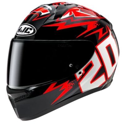 HJC, Casque Moto Intégral C10 Diablo Mask MC1, M
