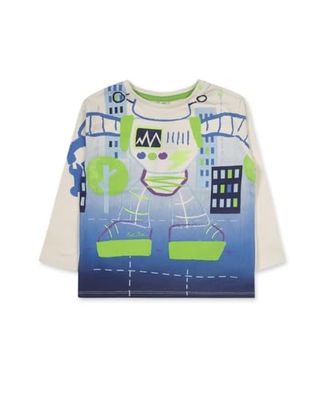 Tuc Tuc Camiseta Punto de niño Color Gris colección Robot Maker