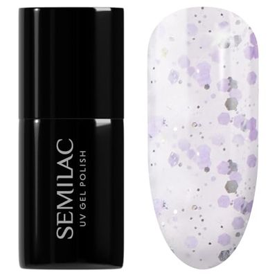 925 Semilac Smalto semipermanente Silver & Violet Drops 7 ml