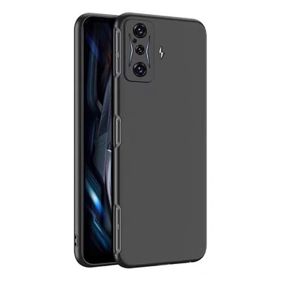 Ultradunne Xiaomi Poco F4 GT 5G-hoes, [schokbestendige, krasbestendige valbescherming] Stijlvolle, zachte TPU, dunne, matte telefoonhoes voor Xiaomi Poco F4 GT 5G - zwart