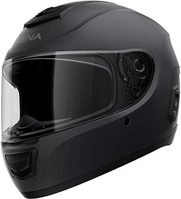 SENA MOVM Momentum Evo Casque Intégral à Technologie Mesh Intercom Noir Mat Taille L, Certifié ECE