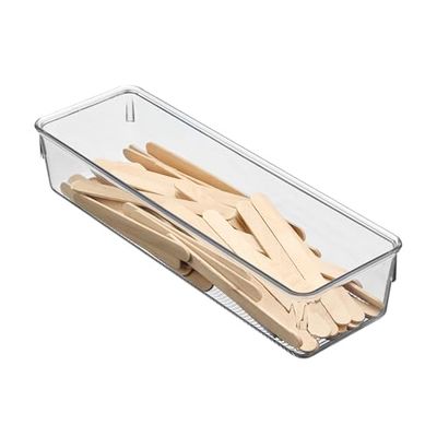 InterDesign 52430 Organisatorbricka Genomskinlig 8 x 25 x 5 cm
