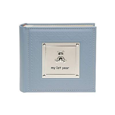 Shudehill Giftware Fotoalbum – My First Year (voor de 1e levensjaar), blauw, 77802