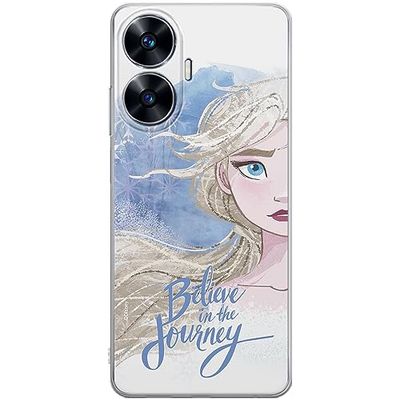 ERT GROUP mobiel telefoonhoesje voor Realme C55 origineel en officieel erkend Disney patroon Elsa 015 optimaal aangepast aan de vorm van de mobiele telefoon, hoesje is gemaakt van TPU
