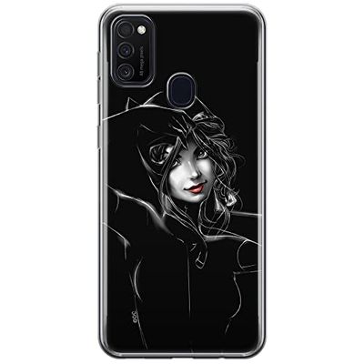ERT GROUP etui na telefon Samsung M21 / M30S, case oryginalny i oficjalnie licencjonowany przez DC, wzór Catwoman 002, optymalnie dopasowane, plecki z TPU