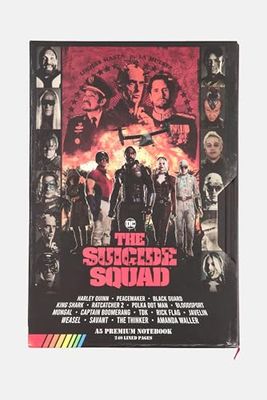Pyramid International The Squad Carnet de notes avec couverture style VHS et autocollants (motif King Shark Design) 15 x 2 cm XX pages lignées - Produit officiel