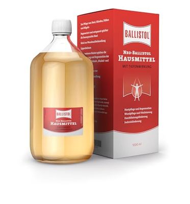 BALLISTOL 26240 NEO-BALLISTOL Husmedel 1L – massageolja för gnidning, massering – sårbehandling, desinfektion