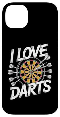 I Love Darts Bullseye Target Enthusiast Sport Case for iPhone 14 Plus