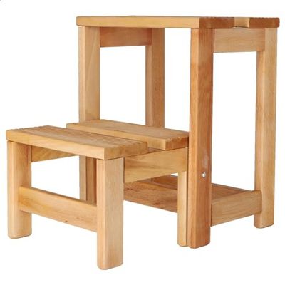 WELL HOME MOBILIARIO & DECORACIÓN Sgabello Scala 2 gradini Olio, 32x23x40