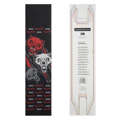 Bestial Wolf Griptape voor stuntscooter (Design 16)