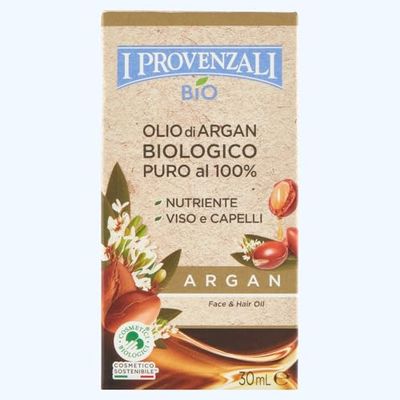 I Provenzali | Olio di Argan Biologico Nutriente, Olio Viso, 30 ml