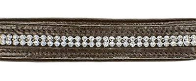 HKM Diamond Lergrimma Brun Varmt Blod