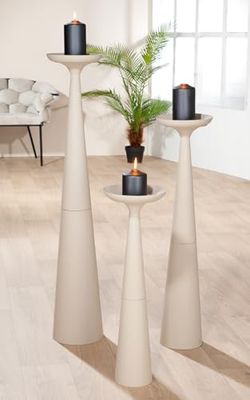 Pack of 12 Lantern, Glass, anthracite, PU 12, H. 9 cm, D. 9 cm