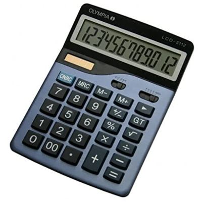 Olympia LCD5112 Calculatrice Bleu