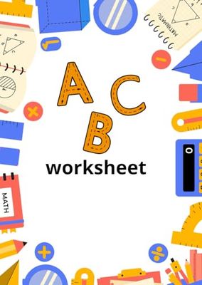 ABC worksheet: アルファベットトレースシート
