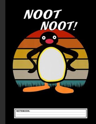 Noot Noot Penguin Vintage Notebook