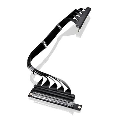 Thermaltake PCI-E 4.0 | Dual 90 graden riser kabel | 400 mm