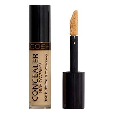 GOSH Concealer High Cover 004 Natural för optimal täckförmåga, Iflytande make-up, täcker mörka ringar, rodnad, orenheter tillförlitligt bort I Highlighting & Contouring I Makeup IVegan