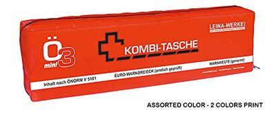 LEINA-WERKE 32059 ÖNORM Ö3 - Mini borsetta combinata XS senza velcro, colori assortiti, 2 colori Stampa, 5 pezzi