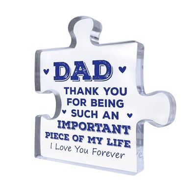 Red Ocean Thank You Gift For Dad Birthday Christmas Important Piece Of My Life Dad Gift From Daughter Son Gifts For Him Novelty Gift For Dad Father Gift Keepsake Dad Gifts