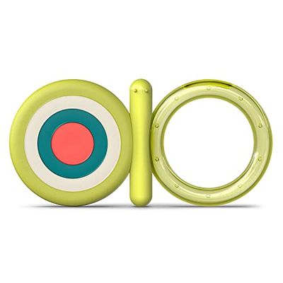 Suavinex, Bijtring van siliconen, voor baby's tot 4 maanden, verkoelende bijtring, zacht en licht, vlinder, meerkleurig