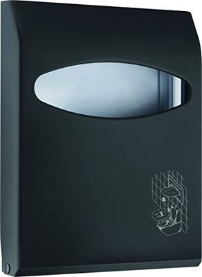 La mer plast Distributeur Distributeur pour Papier WC Mini Ligne Colored Soft Touch Noir