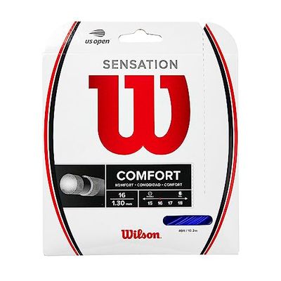 Wilson Sensation Blue 16, Corda per Racchetta da Tennis Unisex-Adult, Blu, One Size