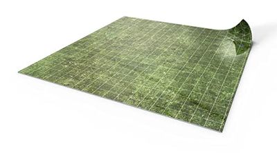 PLAYMATS RPG Tapis effaçable à Sec 50 x 50 cm Herbe (carré)