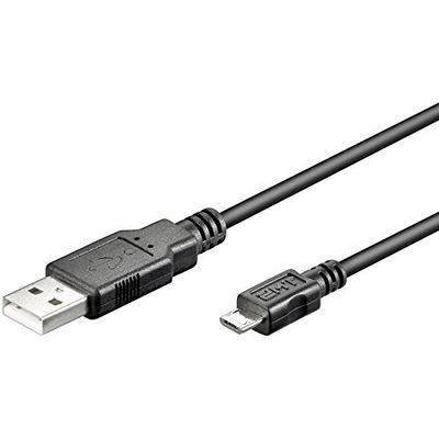 Goobay 93921 Câble Hi-Speed USB 2.0, Noir, 5m Longueur
