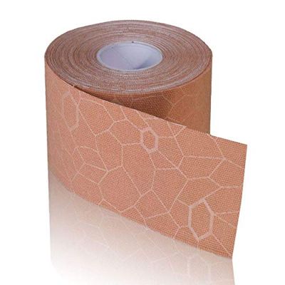 Theraband Nastro kinesiologico standard, confezione da 6, nastro fisioterapico impermeabile per alleviare il dolore, supporto muscolare e articolare, rotolo con indicatori di applicazione per atleti,