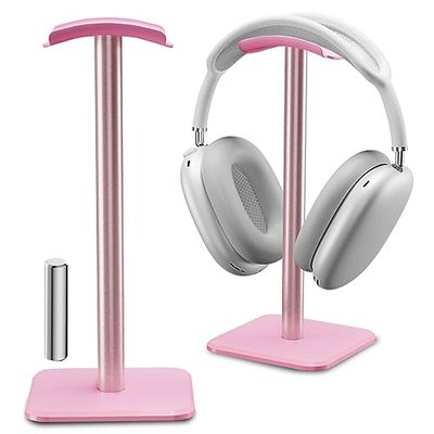 Alyvisun Support Casque [Base lestée et Hauteur Plus élevée], Support pour écouteurs de Bureau Universel pour Tous Les Casques de Jeu/écouteurs de Bureau