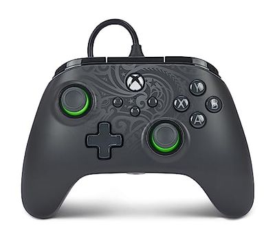 PowerA Advantage Wired Controller for Xbox Series X|S - Celestial Green, Gamepad, Wired Video Game Controller, Gaming Controller, USB-C, works with Xbox One and Windows 10/11, Officially Licensed