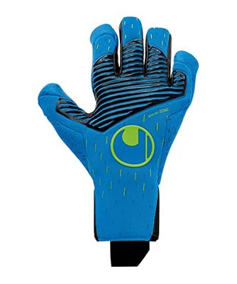 UHL UHLSPORT AQUAGRIP HN keeperhandschoenen, volwassenen, uniseks, pacificblauw/zwart/groen (meerkleurig), 7,5