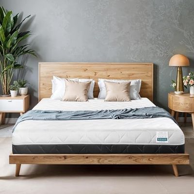 TANHK Wave 135x190, 20cm Madrass, Memory-skum, Vit, 135 x 190