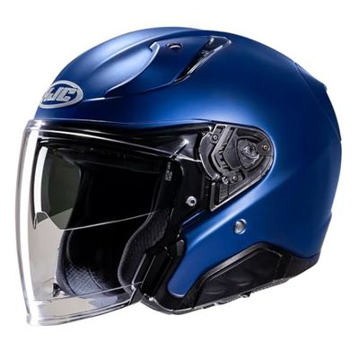 HJC, Casque Moto Jet RPHA31 UNI Semi Mat Bleu Métal, S