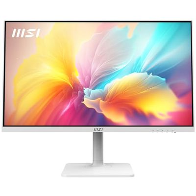 MSI Modern MD272QXPW Monitor 27" WQHD IPS (2560 x 1440) - 100 Hz, Schermo Eye-Friendly, DisplayHDR 400, Altoparlanti integrati, Supporto regolabile a 4 vie, KVM - DP 1.2a, HDMI 2.0b, USB Type-C