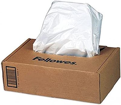 Fellowes 36054 50pieza(s) Bolsa accesorio para destructoras de papel - Accesorio de papelería (194 mm, 102 mm, 78 mm, 1,4 kg, 50 pieza(s))