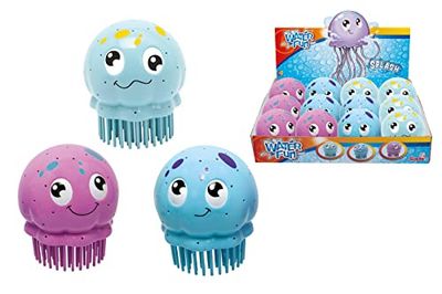 Simba- Badewannenspielzeug Jellyfisch Splasher, 3 Surtidos, Solo se envía un artículo, Absorbe y salpica Agua, Hecho de Material Suave, 9 cm, a Partir de 3 años, Small (4006592084820)