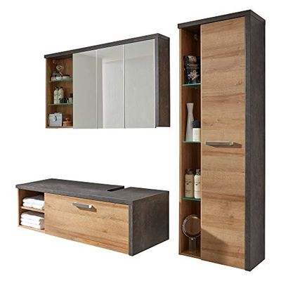 trendteam smart living Mueble, Madera, marrón, 186 x 160 x 0 cm