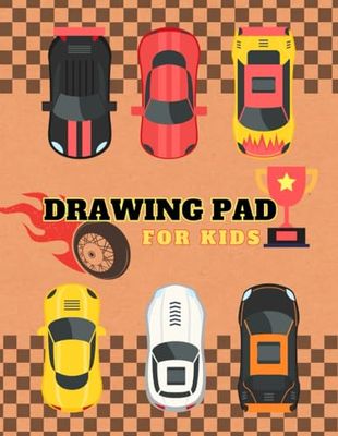 Drawing pad for kids blank: ages 3+ 8.5*11 size 120 pages