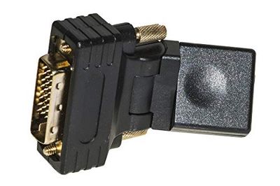 Link LKADAT109 BIDIRECTIONAL Adapter DVI 24+1 Male - HDMI Female INCLINABLE and ROUTABLE