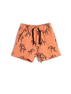 Koton Babyboys Basic katoenen shorts met trekkoord, roze (284), 3-4 Jaar