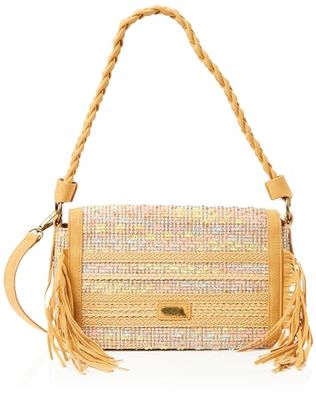 NALLY Bandolera, Bolso de Hombro de para Mujer, Beige, Einheitsgröße