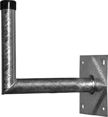 Axing SZU 85-05 stalowy uchwyt ścienny 50 cm (19,7 cala) odległość od ściany ocynkowany ogniowo srebrny