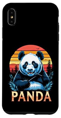 Panda Bear Men Women Children Funny Panda Case for iPhone XS Max