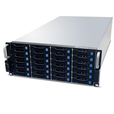 FANTEC 1873 SRC-4240X07 19 inch 4HE 680mm Storage Behuizing (24x SAS/SATA sleuven met elk 2 status-LED's, sleuven voor 3,5 inch en 2,5 inch datadrager, USB 2-aansluiting, 2 x 80 mm ventilator)